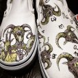 画像2: {MOMENTARY PSYCHO ART} "HAND PAINT" Slip-on / 28cm / "GOAT" (2)