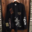 画像1: {VIOLENT GRIND} MULTI PRINT L/S T-SH / (L) (1)