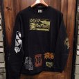 画像1: {VIOLENT GRIND} MULTI PRINT L/S T-SH / (M) (1)