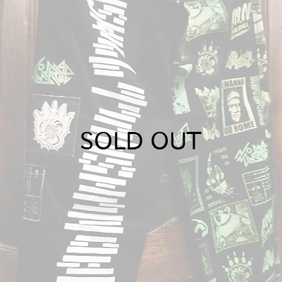 画像4: {NO MAD NUMSKULL} ORIGINAL PATTERN LONG PANTS / "PATCH" / BLACK×BLACK