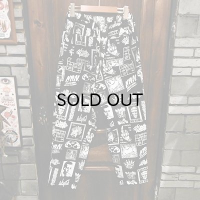 画像2: {NO MAD NUMSKULL} ORIGINAL PATTERN LONG PANTS / "PATCH" / BLACK×WHITE