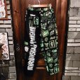 画像2: {NO MAD NUMSKULL} ORIGINAL PATTERN LONG PANTS / "PATCH" / BLACK×BLACK (2)