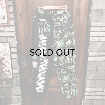 画像2: {NO MAD NUMSKULL} ORIGINAL PATTERN LONG PANTS / "PATCH" / BLACK×BLACK