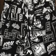 画像3: {NO MAD NUMSKULL} ORIGINAL PATTERN LONG PANTS / "PATCH" / BLACK×WHITE (3)