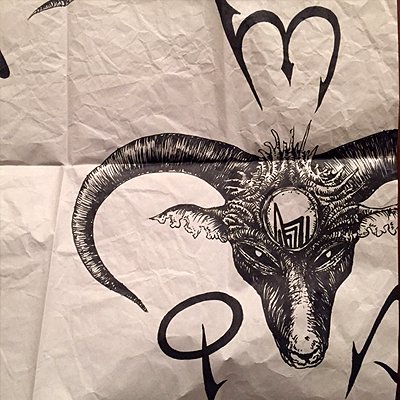 画像2: {MOMENTARY PSYCHO ART} "GOAT" ORIGINAL PIECE BIG POSTER