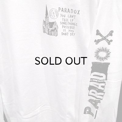 画像4: {PARADOX} Back ver. "Beard" L/S T-SHIRTS / WHITE / (M)