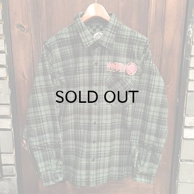 画像9: {MOMENTARY PSYCHO ART} "Eternal Forest" CHECK NEL SHIRT / (M)