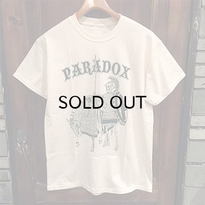 画像1: {PARADOX} "spear and shield" S/S T-SHIRTS / NATURAL