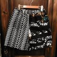 画像1: {NO MAD NUMSKULL} ORIGINAL PATTERN SHORT PANTS / BONE&PATCHWORK / BLACK×WHITE / (L) (1)