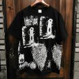 画像1: {MOMENTARY PSYCHO ART} "BLACKWHITE" MULTI S/S T-SHIRTS / BLACK / (L) (1)