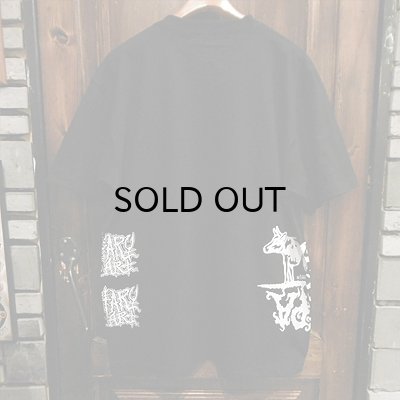 画像3: {MOMENTARY PSYCHO ART} "BLACKWHITE" MULTI S/S T-SHIRTS / BLACK / (XL)