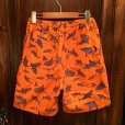 画像3: {PARADOX × NO MAD NUMSKULL} ORIGINAL PATTERN SHORT PANTS / "SHARK" / ORANGE×BLUE (3)