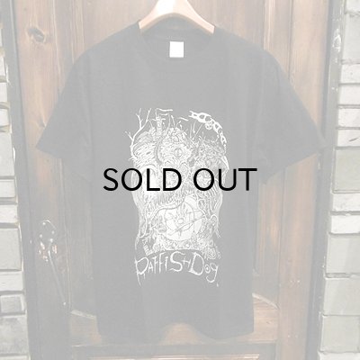 画像1: {MOMENTARY PSYCHO ART} "RAFFISH DOG" T-SHIRTS / BLACK / (L)
