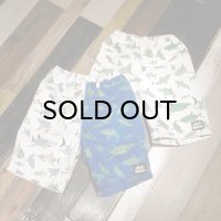 {PARADOX × NO MAD NUMSKULL} ORIGINAL PATTERN SHORT PANTS / "SHARK" / (M)