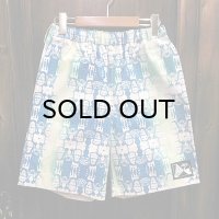 {NO MAD NUMSKULL} ORIGINAL PATTERN SHORT PANTS / "FRANKEN" / 生成り×グラデ / (M)