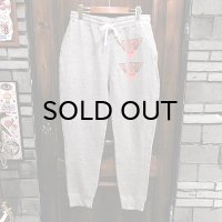 {NO MAD NUMSKULL} "TRIANGLE" SWEAT PANTS / GRAY / L