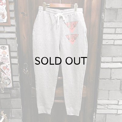 画像1: {NO MAD NUMSKULL} "TRIANGLE" SWEAT PANTS / GRAY / L