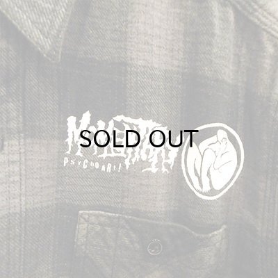 画像4: {MOMENTARY PSYCHO ART} "RAFFISH DOG" CHECK NEL SHIRT