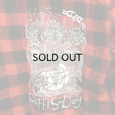 画像9: {MOMENTARY PSYCHO ART} "RAFFISH DOG" CHECK NEL SHIRT