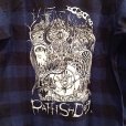 画像13: {MOMENTARY PSYCHO ART} "RAFFISH DOG" CHECK NEL SHIRT