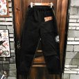 画像1: {NO MAD NUMSKULL} ORIGINAL PATTERN LONG PANTS / "WAPPEN" / BLACK×OLIVE / (M) (1)