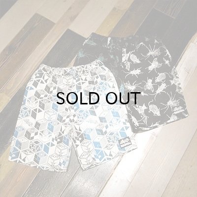 画像1: {NO MAD NUMSKULL} ORIGINAL PATTERN SHORT PANTS / "collaboration" 