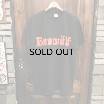 画像1: {BEOWULF} "beowulf" logo T-SHIRTS / BLACK