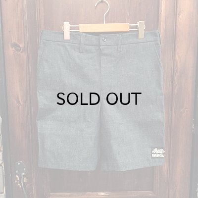 画像1: {NO MAD NUMSKULL} ORIGINAL PATTERN SHORT PANTS / "DENIM" 