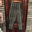 画像1: {NO MAD NUMSKULL} ORIGINAL PATTERN LONG PANTS / "BONE" / BLACK×MINT GREEN / (S) (1)