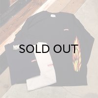 {SNOID} "DRAG FLAMES" L/S T-shirts