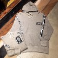 画像1: {NO MAD NUMSKULL} ORIGINAL PATCH HOODIE / GRAY (1)