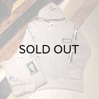 {NO MAD NUMSKULL} ORIGINAL PATCH HOODIE / GRAY