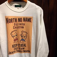 {NORTH NO NAME} NNN PATCH FRONT COVER "TWO FACE" L/S Tee