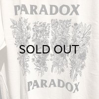 {PARADOX} "PARADOX FRAG" S/S T-SHIRTS (WHITE)