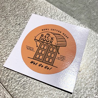 画像1: {BOWL Cotton Wear} the BACK DOOR STICKER