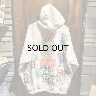 画像2: {MOMENTARY PSYCHO ART} "刹那" SPECIAL MULTI PRINT P/O-PARKA / XLsize