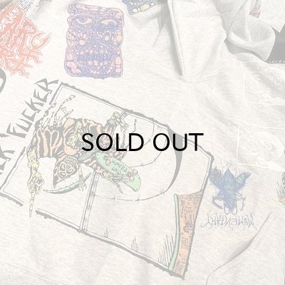 画像6: {MOMENTARY PSYCHO ART} "刹那" SPECIAL MULTI PRINT P/O-PARKA / XLsize