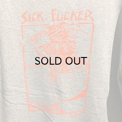 画像3: {MOMENTARY PSYCHO ART} "SICK FUCKER" ZIP-PARKA / XLsize / ASH GRAY