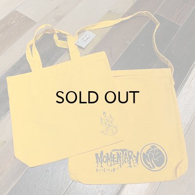 画像1: {MOMENTARY PSYCHO ART} CANVAS TOTE BAG