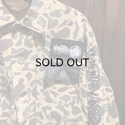 画像3: {MOMENTARY PSYCHO ART} USED CAMO SHIRTS