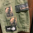 画像4: {MOMENTARY PSYCHO ART} USED CAMO CARGO SHORTS / OLIVE