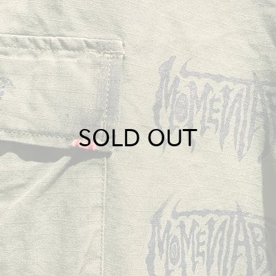 画像3: {MOMENTARY PSYCHO ART} USED CAMO CARGO SHORTS / OLIVE