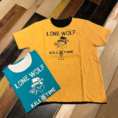 画像1: {NORTH NO NAME} "LONE WOLF" REVERSIBLE T