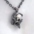 画像14: ※受注商品※ {GRYPHON} Gimmick ring & pendant Skull Rolled Snake