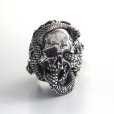 画像3: ※受注商品※ {GRYPHON} Gimmick ring & pendant Skull Rolled Snake