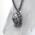 画像13: ※受注商品※ {GRYPHON} Gimmick ring & pendant Skull Rolled Snake (13)