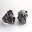 画像4: ※受注商品※ {GRYPHON} Gimmick ring & pendant Skull Rolled Snake