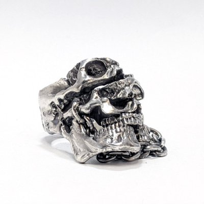 画像2: ※受注商品※ {GRYPHON} Apartment Skull Ring