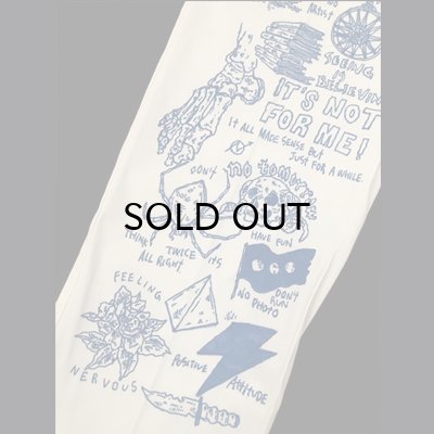 画像4: {HIROTTON × BOWL Cotton Wear} "HAND PAINT" BASIC CHINOS / Msize / 02