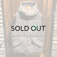 {NO MAD NUMSKULL} used DOWN VEST / CHECK